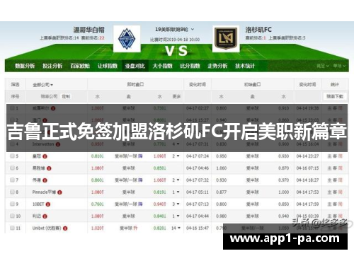吉鲁正式免签加盟洛杉矶FC开启美职新篇章